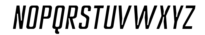 Ampero Light Italic Font UPPERCASE