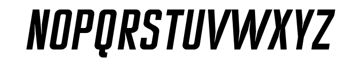 Ampero-SemiBoldItalic Font UPPERCASE