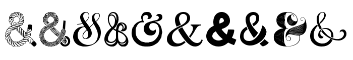 Ampersand Font OTHER CHARS