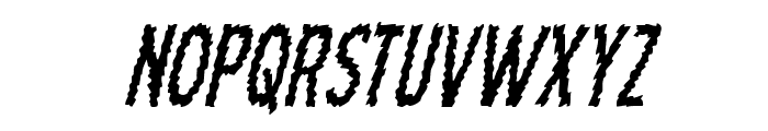 Ampire Condensed Italic Font LOWERCASE