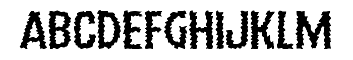 Ampire Expanded Font LOWERCASE