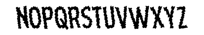 Ampire Rotated Font LOWERCASE
