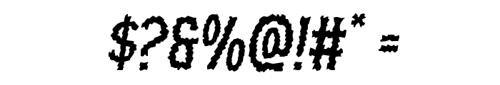 Ampire Semi-Italic Font OTHER CHARS