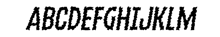 Ampire Semi-Italic Font UPPERCASE