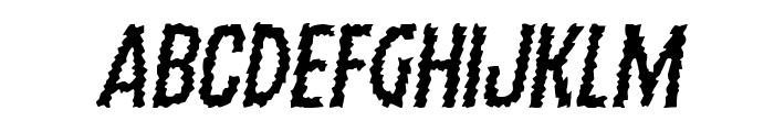 Ampire Semi-Italic Font LOWERCASE