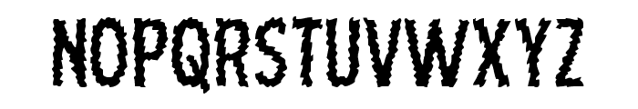 Ampire Staggered Font UPPERCASE