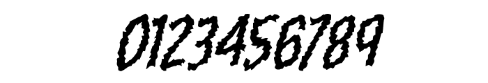 Ampire Warped Italic Font OTHER CHARS