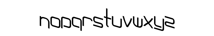 AmplitudeSkewed Font LOWERCASE