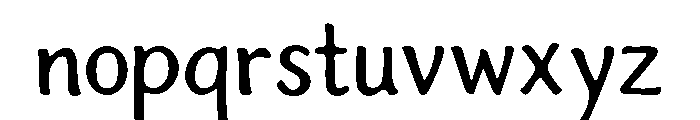 Amretiqua Demo Font LOWERCASE