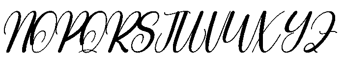 Amstay Font UPPERCASE