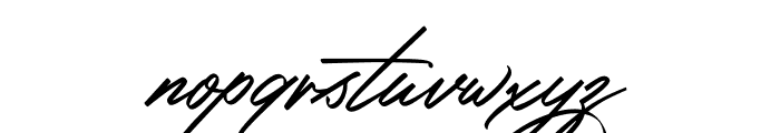 Amsterday Signature Font LOWERCASE