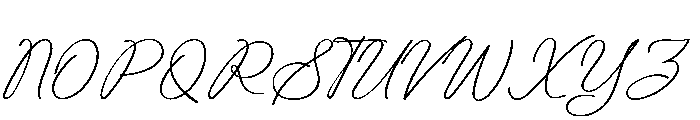 Amsthon Regular Font UPPERCASE