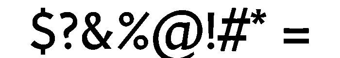 Amarna 700 Font OTHER CHARS