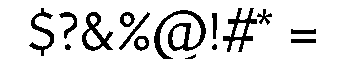 Amarna Regular Font OTHER CHARS