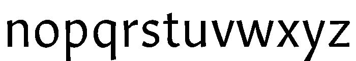Amarna Regular Font LOWERCASE