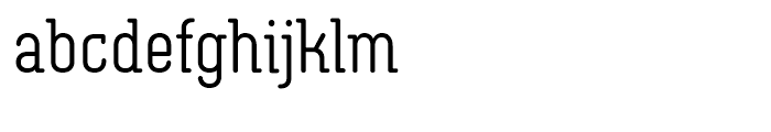 AM Siola Light Condensed Font LOWERCASE