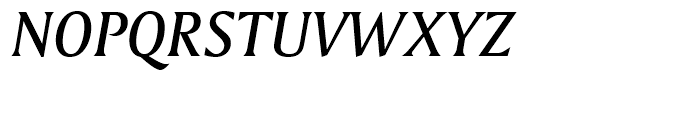 Amerigo BT Medium Italic Font UPPERCASE