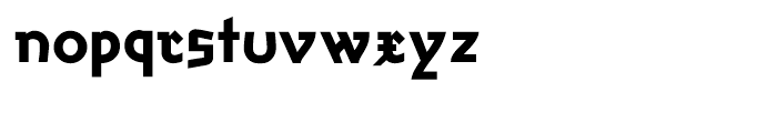 Amherst Heavy Font LOWERCASE