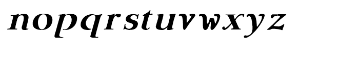 Amitale Wide Bold Italic Font LOWERCASE
