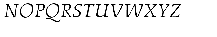 Amitie Italic Font UPPERCASE