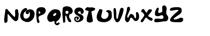 Amoebica Regular Font LOWERCASE