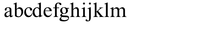 Amper Low One Medium Font LOWERCASE