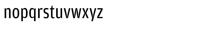 Amplitude Condensed Regular Font LOWERCASE