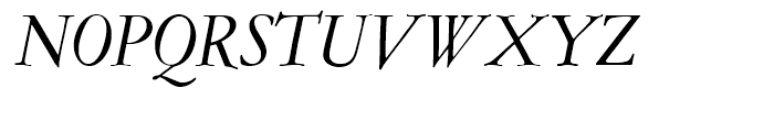 Amsterdamer Garamont Regular Italic P Font UPPERCASE