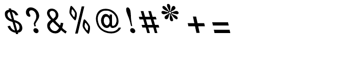 Amudi Italic Font OTHER CHARS