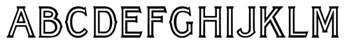 Ambergate Plain Font UPPERCASE