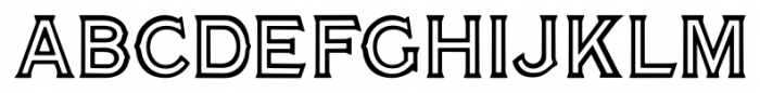 Ambergate Plain Font LOWERCASE