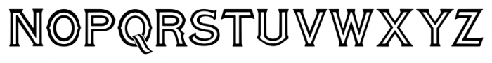 Ambergate Plain Font LOWERCASE