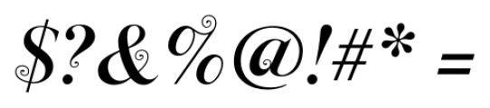 Ambriel Bold Italic Font OTHER CHARS