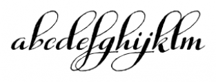 Ameglia Italic Font LOWERCASE