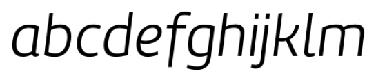 Amelia Light Italic Font LOWERCASE
