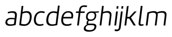 Amelia Oblicua Light Font LOWERCASE