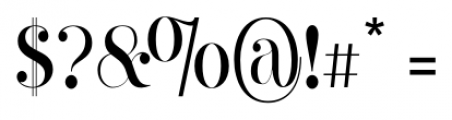 Ames' Roman Condensed Font OTHER CHARS