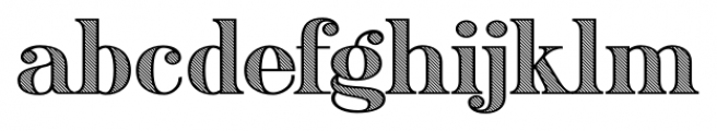 Ames' Shaded Regular Font LOWERCASE