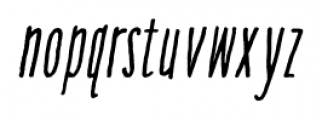 Amorie Modella Bold Italic Font LOWERCASE