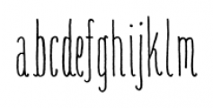 Amorie Nova Light Font LOWERCASE