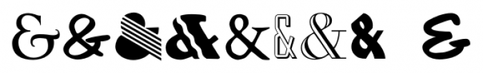 Ampersands Two Font OTHER CHARS