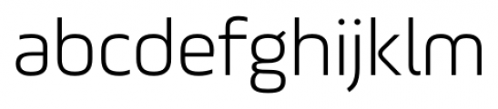 Ample Light Font LOWERCASE