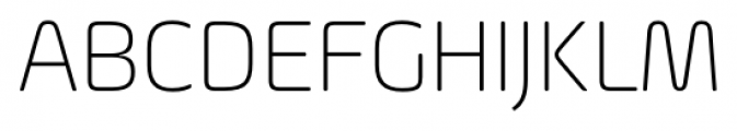 AmpleSoft ExtraLight Font UPPERCASE