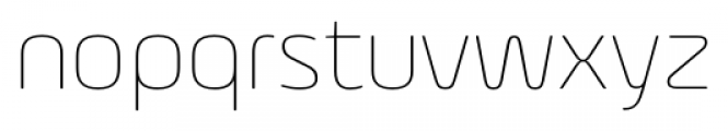 AmpleSoft Thin Font LOWERCASE