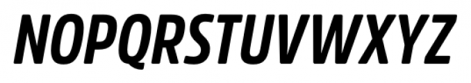 Amsi Pro Condensed Bold Italic Font UPPERCASE