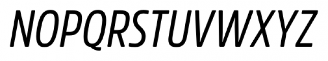 Amsi Pro Condensed Italic Font UPPERCASE