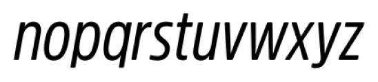 Amsi Pro Condensed Italic Font LOWERCASE