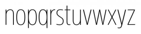 Amsi Pro Condensed Thin Font LOWERCASE