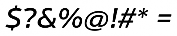 Amsi Pro Semi Bold Italic Font OTHER CHARS