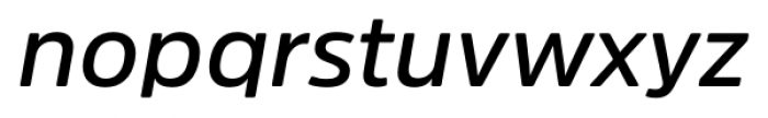 Amsi Pro Semi Bold Italic Font LOWERCASE